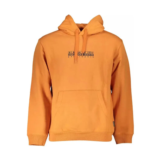 Napapijri Vibrant Orange Hooded Sweatshirt Napapijri