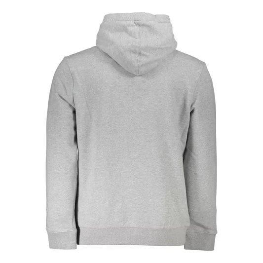 Napapijri Gray Cotton Men Sweater Napapijri