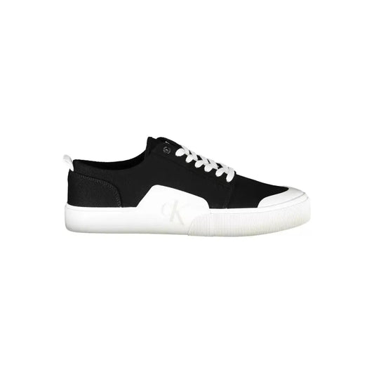 Calvin Klein Sleek Black Sports Sneakers with Eco-Friendly Twist Calvin Klein