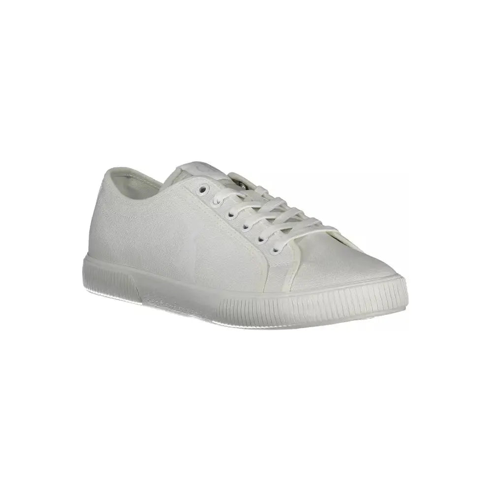 Calvin Klein Sleek White Sneakers with Eco-Friendly Twist Calvin Klein