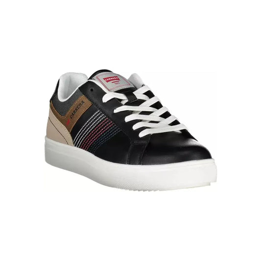 Carrera Sleek Black Sporty Sneakers with Contrasting Accents Carrera