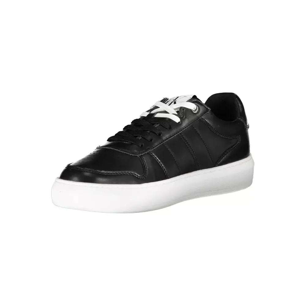 Calvin Klein Sleek Black Sports Sneakers with Contrasting Accents Calvin Klein