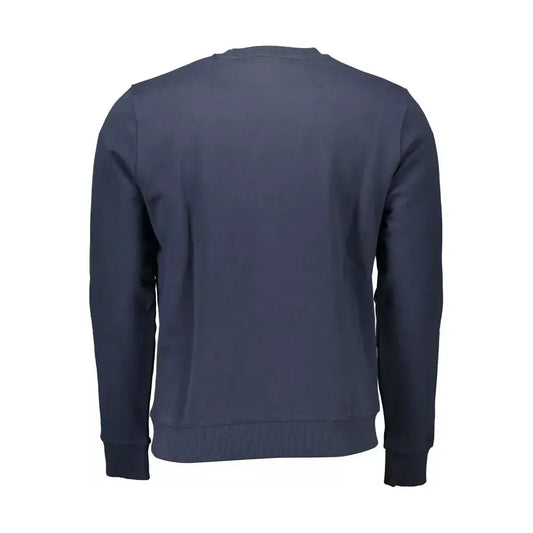 U.S. POLO ASSN. Classic Blue Cotton Sweatshirt with Logo U.S. POLO ASSN.