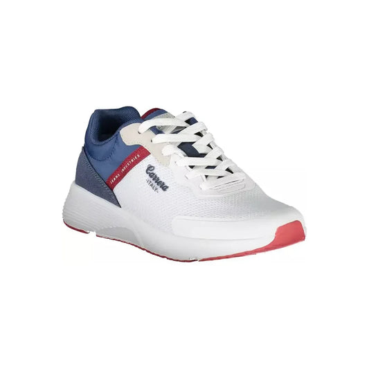 Carrera Sleek White Lace-Up Sneakers with Contrasting Accents Carrera