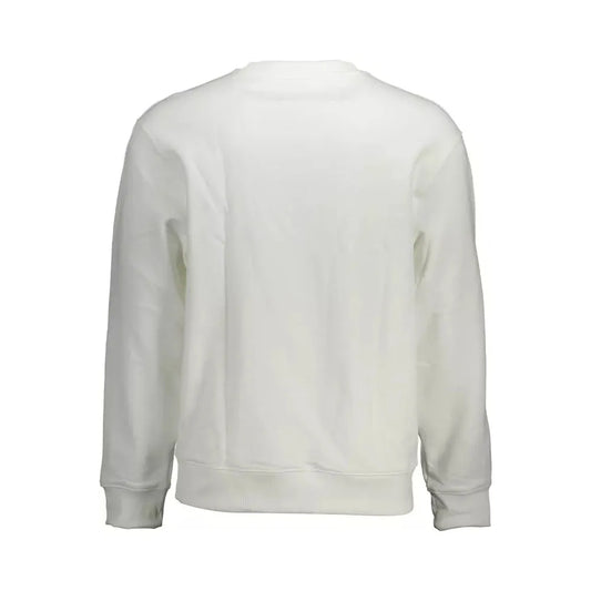 Calvin Klein Elegant White Cotton Sweater for Men Calvin Klein