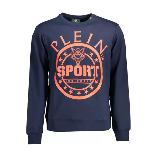 Plein Sport Athletic Blue Long-Sleeved Sweatshirt Plein Sport