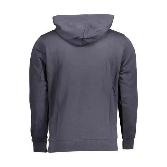 U.S. POLO ASSN. Contrast Detail Blue Cotton Hoodie U.S. POLO ASSN.