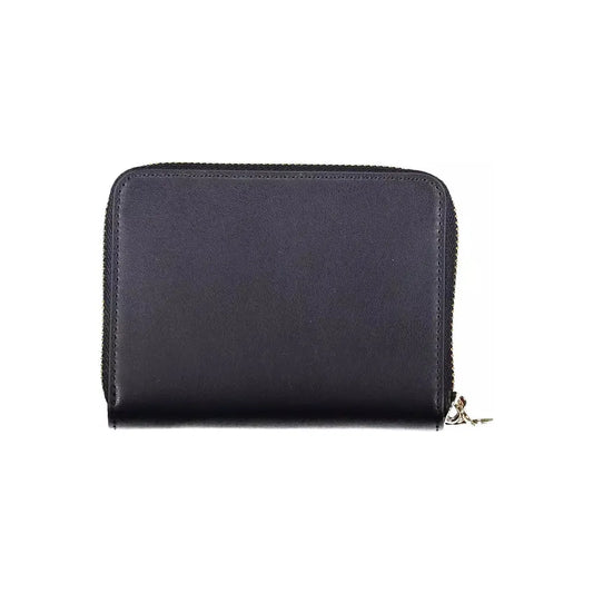 Tommy Hilfiger Elegant Blue Polyethylene Wallet with Coin Purse Tommy Hilfiger