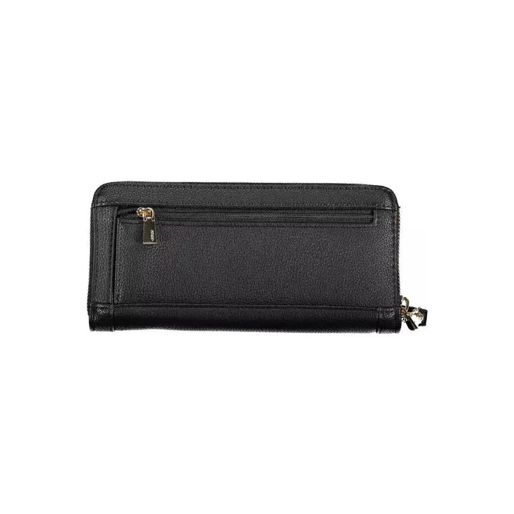 Guess Jeans Chic Black Multi-Compartment Wallet Guess Jeans