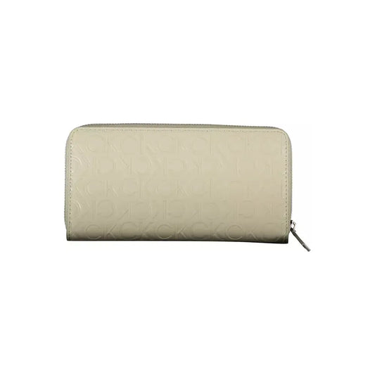 Calvin Klein Elegant Beige RFID Wallet with Double Card Slots Calvin Klein