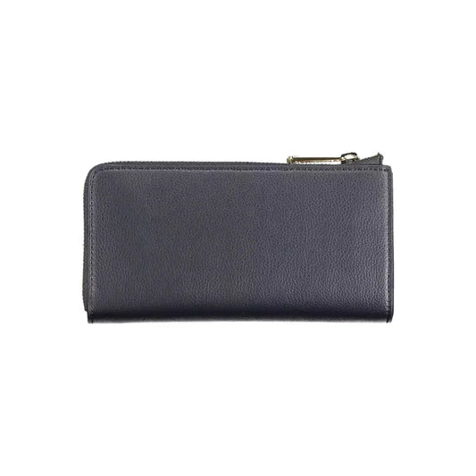 Tommy Hilfiger Chic Blue Polyethylene Wallet with Logo Tommy Hilfiger