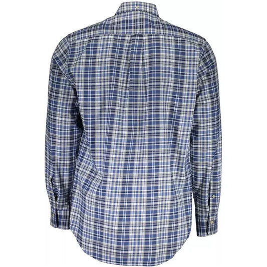 Gant Blue Cotton Men Shirt Gant