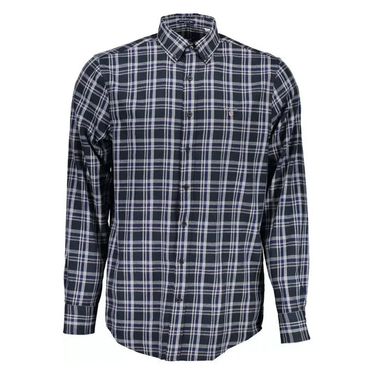 Gant Blue Cotton Men Shirt Gant