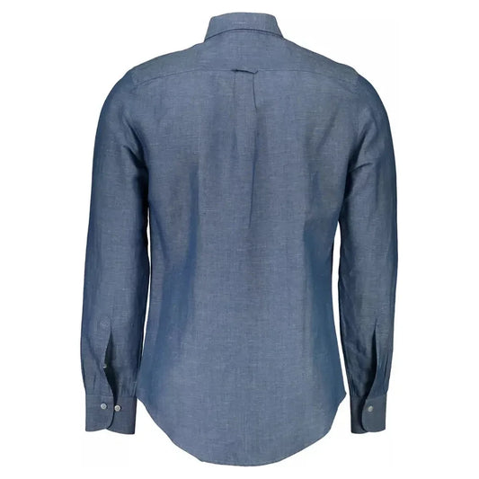 Gant Elegant Long Sleeve Linen-Blend Shirt Gant