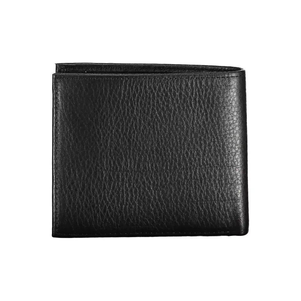 Tommy Hilfiger Black Leather Men Wallet Tommy Hilfiger