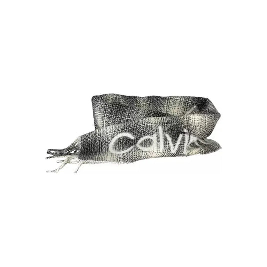 Calvin Klein Elegant Contrasting Logo Scarf Calvin Klein