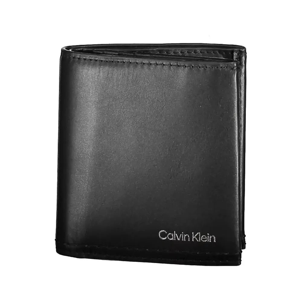 Calvin Klein Black Leather Men Wallet Calvin Klein