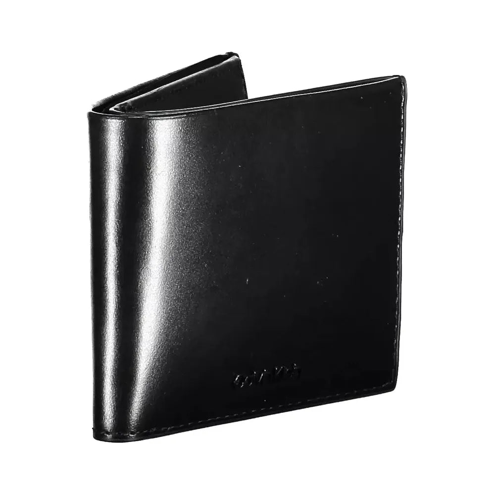 Calvin Klein Elegant Black Leather Wallet with RFID Blocker Calvin Klein