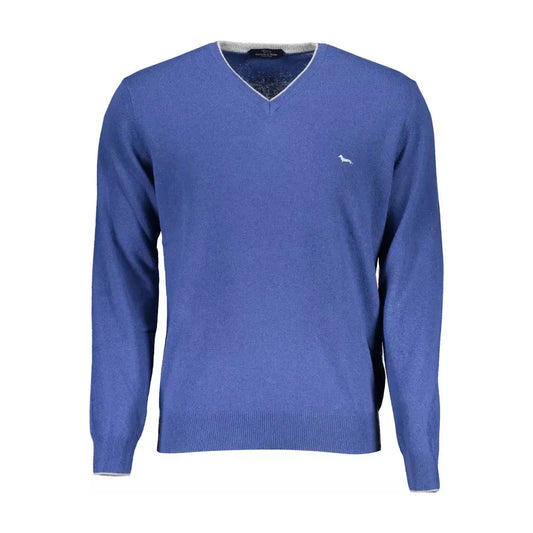 Harmont & Blaine Dapper V-Neck Sweater with Contrasting Details Harmont & Blaine