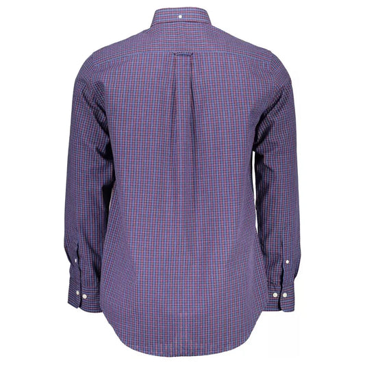 Gant Elegant Blue Regular Fit Long Sleeve Shirt Gant