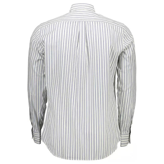 Harmont & Blaine Elegant White Cotton Shirt with Logo Detail Harmont & Blaine