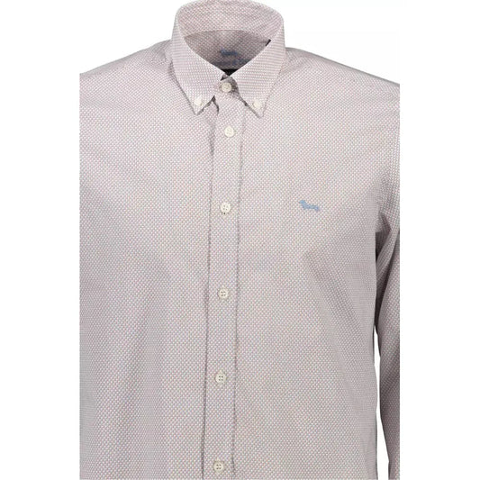 Harmont & Blaine Elegant White Cotton Long Sleeve Shirt Harmont & Blaine