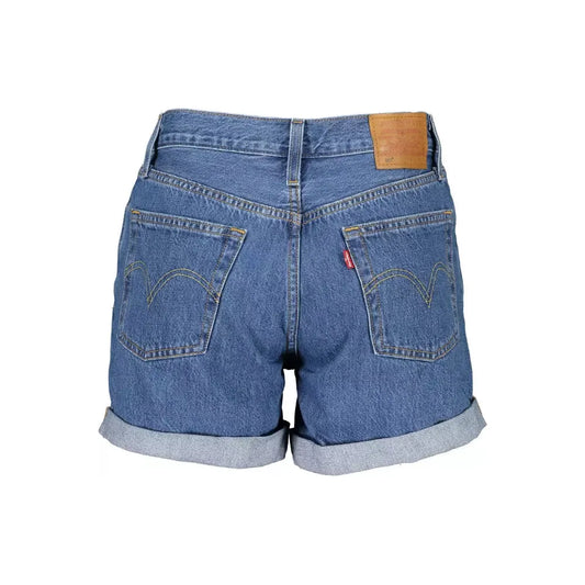 Levi's Chic Blue Cotton Denim Shorts Levi's