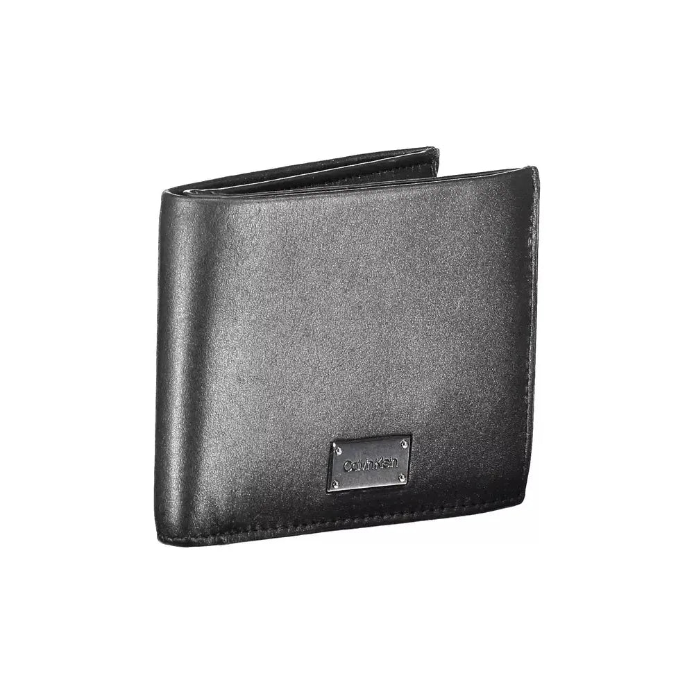 Calvin Klein Black Leather Men Wallet Calvin Klein