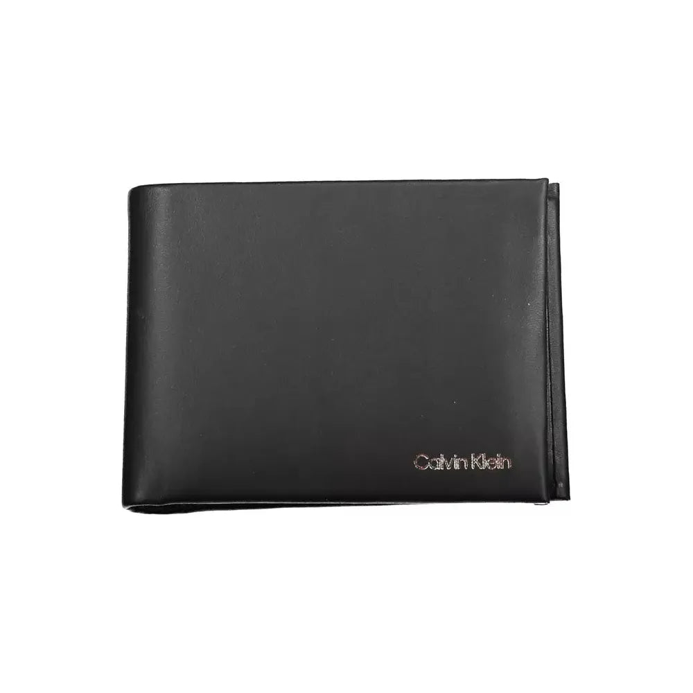 Calvin Klein Elegant Black Leather Wallet with RFID Blocking Calvin Klein