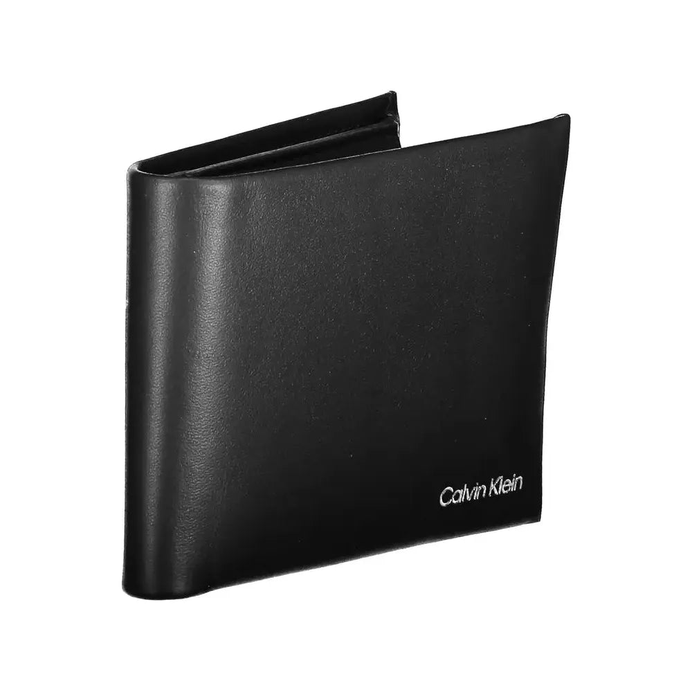 Calvin Klein Elegant Black Leather Wallet with RFID Blocking Calvin Klein