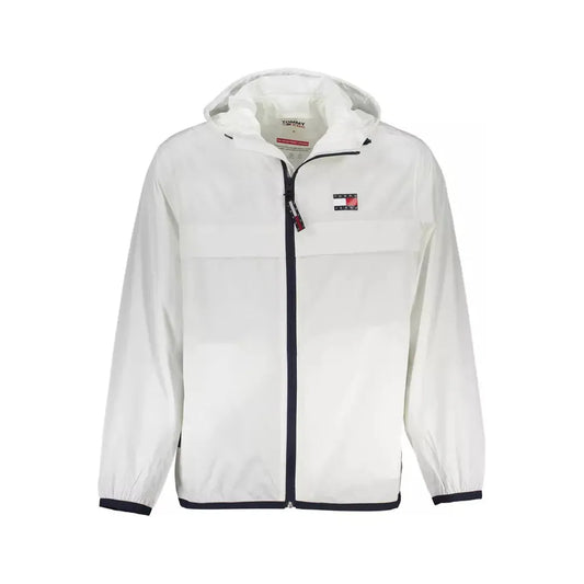 Tommy Hilfiger Chic Waterproof Hooded Jacket - Classic White Tommy Hilfiger