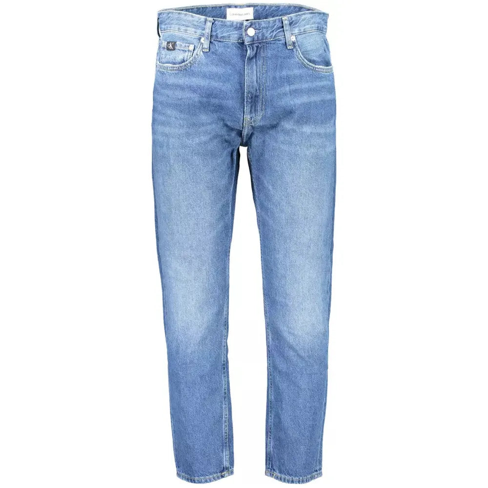 Calvin Klein Eco-Conscious Dad Jeans in Washed Blue Calvin Klein