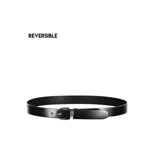 Calvin Klein Elegant Reversible Black Belt with Metal Buckle Calvin Klein