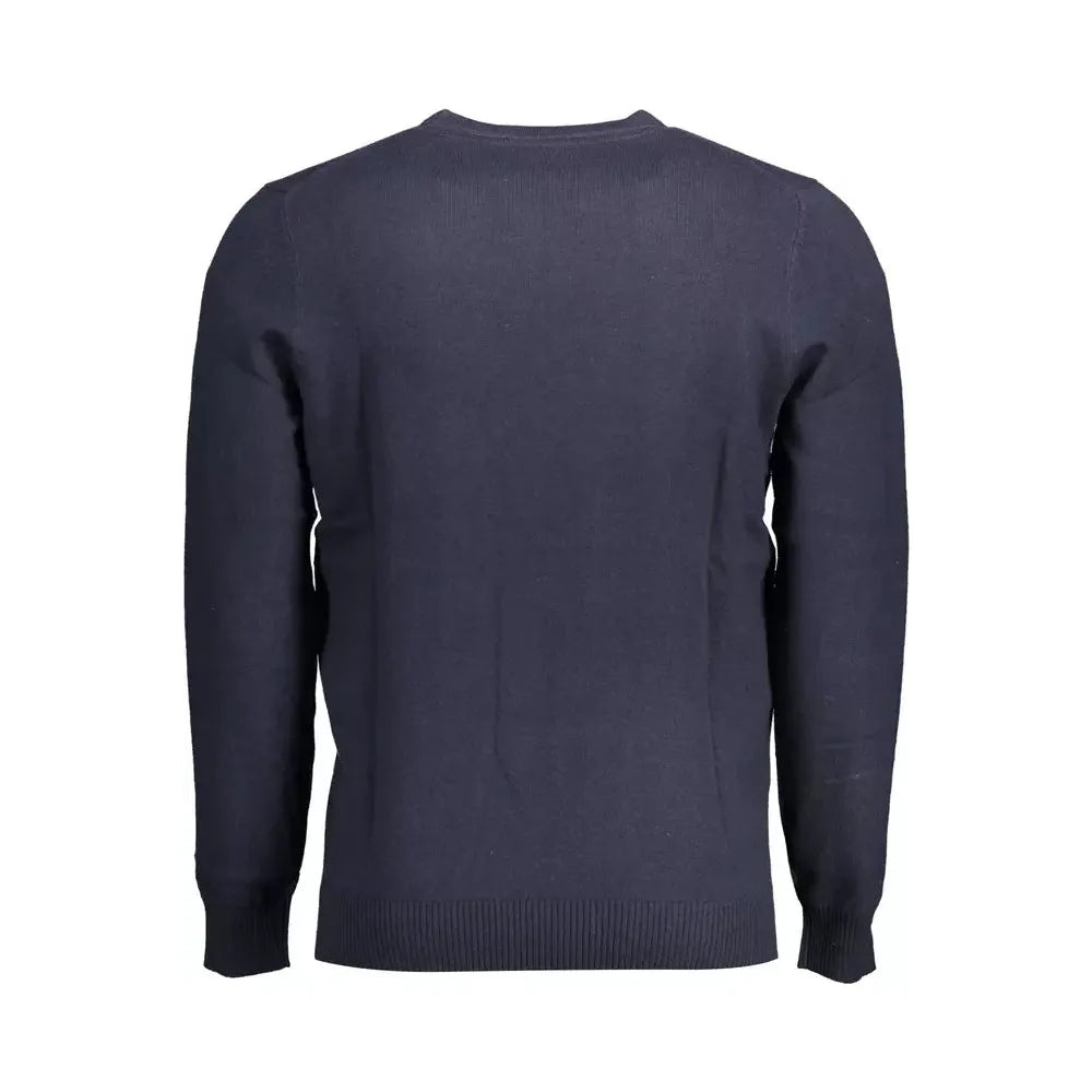 Lyle & Scott Chic Blue Round Neck Sweater Lyle & Scott