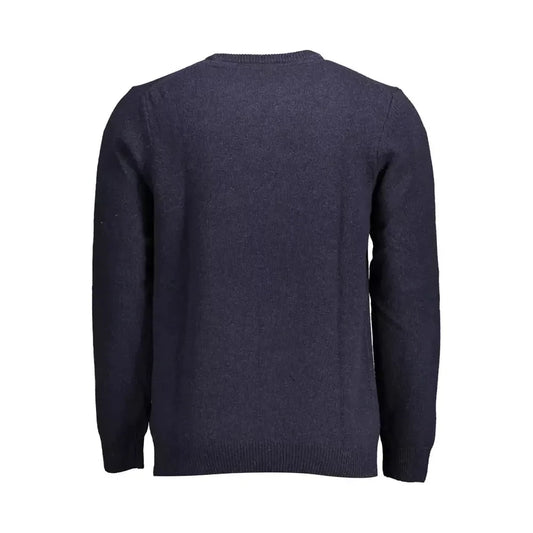 Lyle & Scott Classic Blue Wool Blend Sweater Lyle & Scott