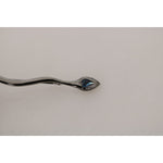 Dolce & Gabbana Silver Brass Crystal Spilla Serpente Brooch Pin Brooch