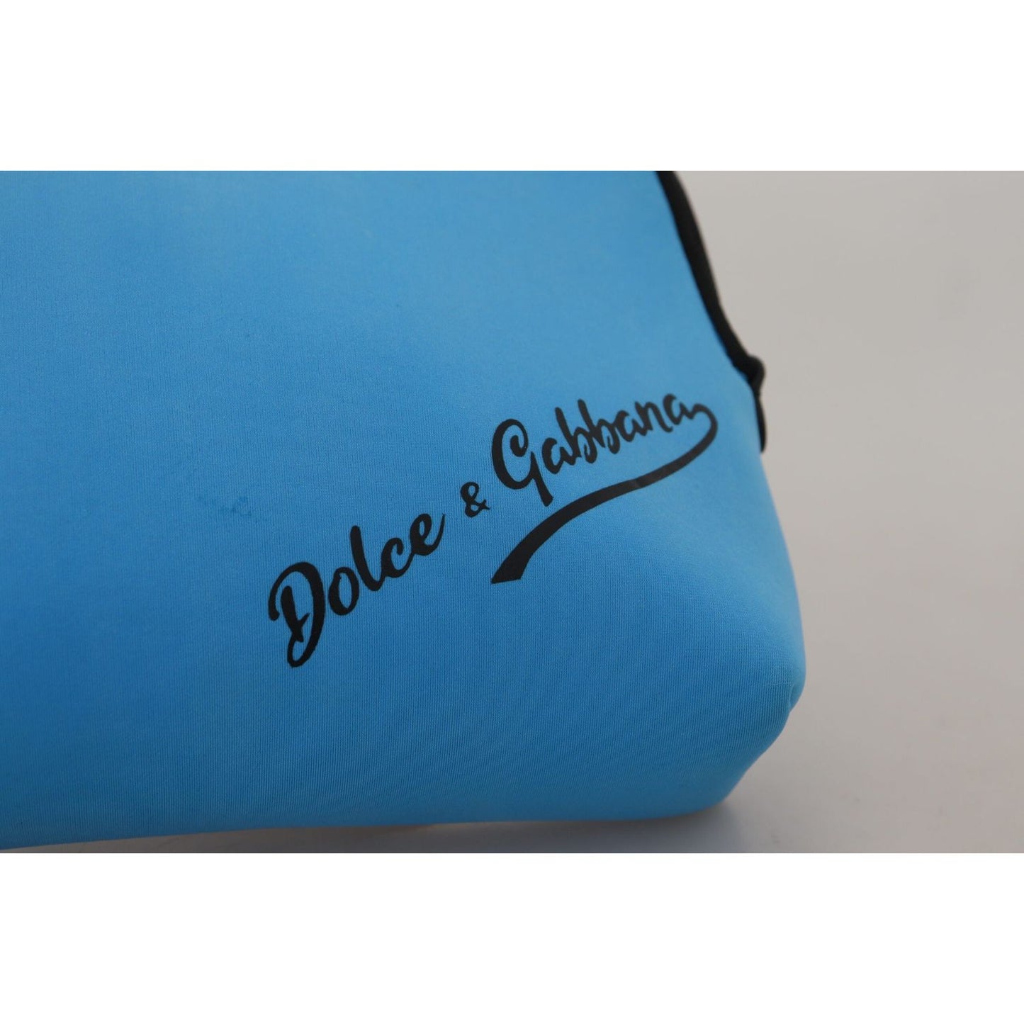 Dolce & Gabbana Elegant Blue Polyamide Pouch Bag Dolce & Gabbana