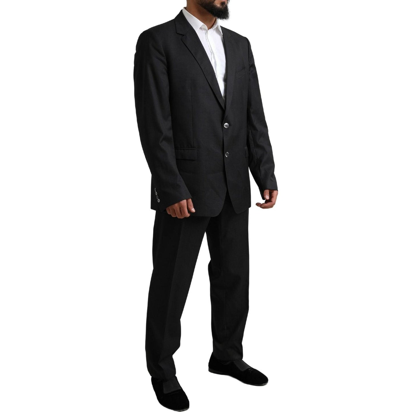 Dolce & Gabbana Black MARTINI Single Breasted 2 Piece Suit