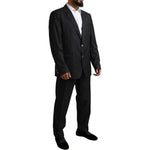 Dolce & Gabbana Black MARTINI Single Breasted 2 Piece Suit