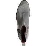 Dolce & Gabbana Gray Leather Men Ankle Boots Shoes