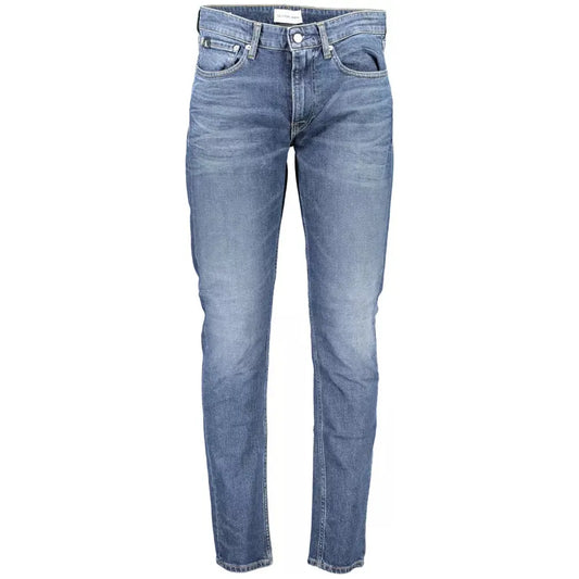 Calvin Klein Sleek Blue Slim Taper Jeans Calvin Klein