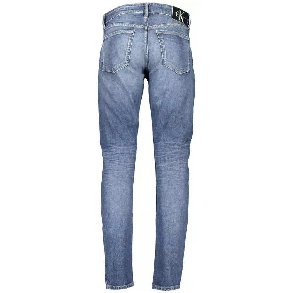 Calvin Klein Sleek Blue Slim Taper Jeans Calvin Klein