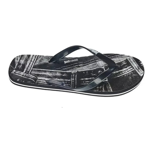 Just Cavalli Black EVA Men's Sandal Just Cavalli