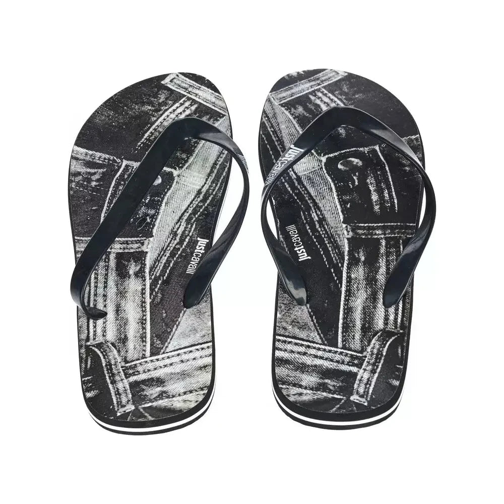 Just Cavalli Black EVA Men's Sandal Just Cavalli