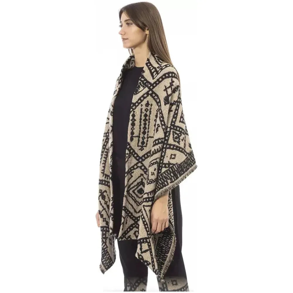 斯堪的纳维亚提花双面披肩