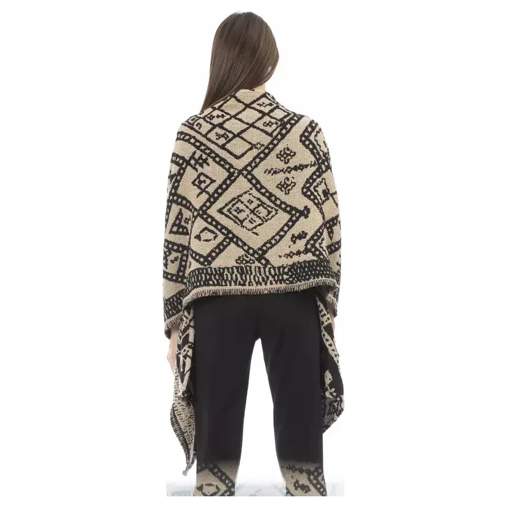 斯堪的纳维亚提花双面披肩