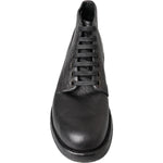 Dolce & Gabbana Black Horse Leather Perugino Boots