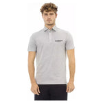 Baldinini Trend Gray Cotton Men Polo