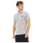 Baldinini Trend Gray Cotton Men Polo