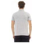 Baldinini Trend Gray Cotton Men Polo